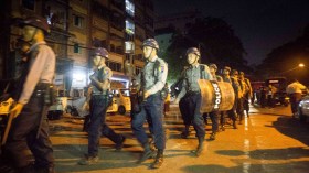 الشرطة تتدخل بالأسلحة لفض اشتباك طائفي في ميانمار