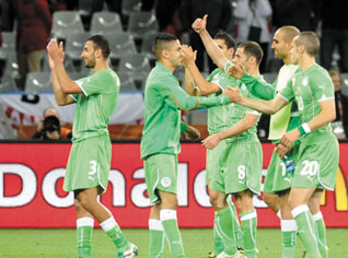 Algeria players: “We have drawn useful lessons from our participation in 2010 World cup”