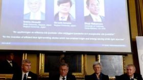 فوز يابانيين وأمريكي بجائزة نوبل للفيزياء 2014