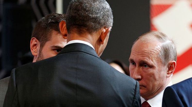 أوباما وبوتين يتحدثان بشأن سوريا وأوكرانيا في بيرو