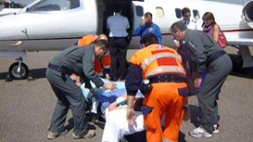 “مستشفى طائر” لنقل المرضى للعلاج بالخارج