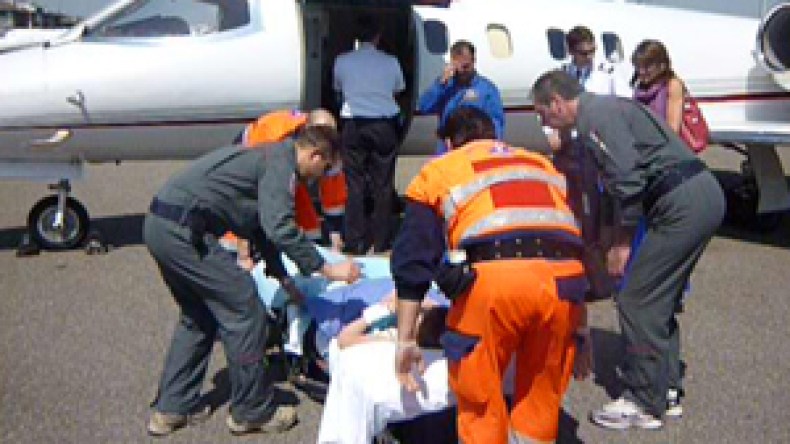 “مستشفى طائر” لنقل المرضى للعلاج بالخارج