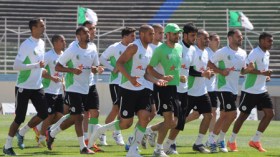 16 لاعبا في أول حصة تدريبية بالملعب الرئيسي