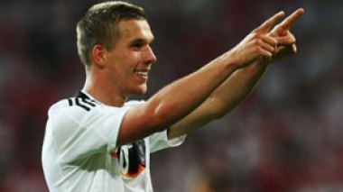 Germany star Podolski shows no mercy to his mother country as his double downs Poland