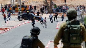 إصابات واعتقالات في مواجهات مع جيش الاحتلال في رام الله