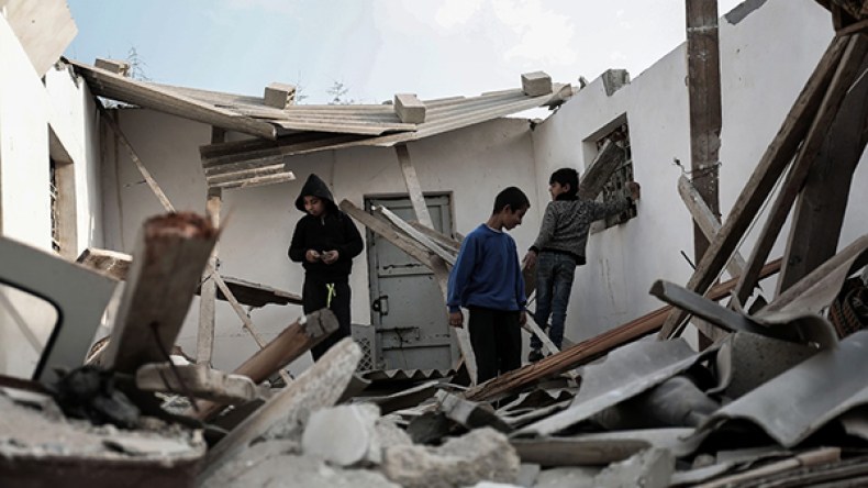 غارة إسرائيلية على موقع لحماس في غزة