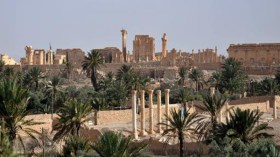 معارك عنيفة شمال مدينة تدمر السورية