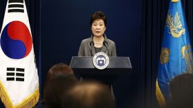 رئيسة كوريا الجنوبية: مستعدة للتخلي عن السلطة