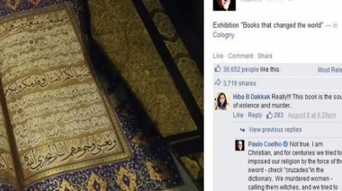 Paulo Coelho défend le Coran : « Le Livre qui a changé le monde »