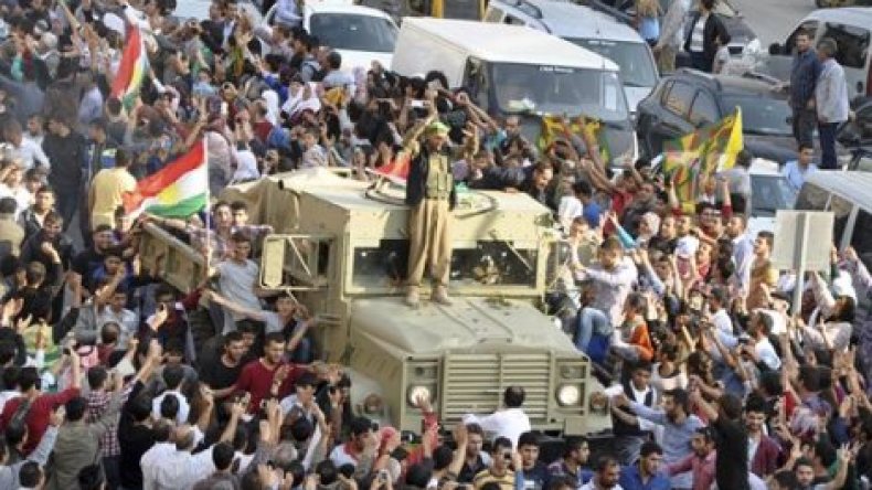 دخول عناصر من البشمركة إلى كوباني