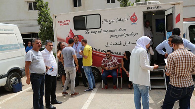 عمال “أوريدو” يتجندون لعملية التبرع بالدّم