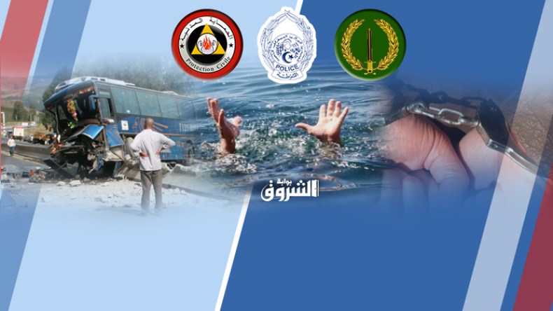 توقيف 350 ألف مشبوه.. والسدود والشواطئ تبتلع 185 شخص