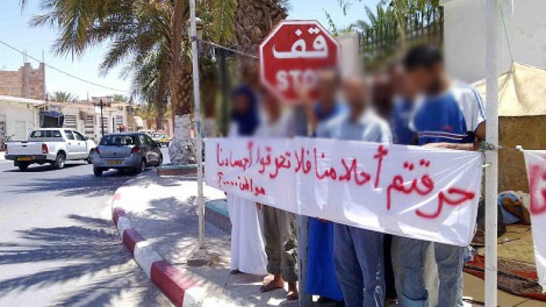 حاملو الشهادات الجامعية ينتفضون بتڤرت