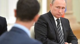 الأسد يعد بوتين بالـ”النصر النهائي” في حلب