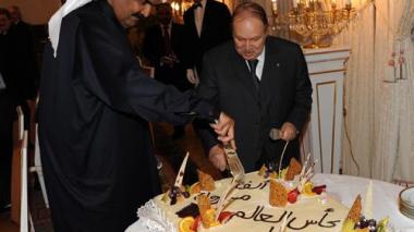 The Emir of Qatar leaves Algeria after joyful celebrations of the country's successful bid for 2022 World Cup