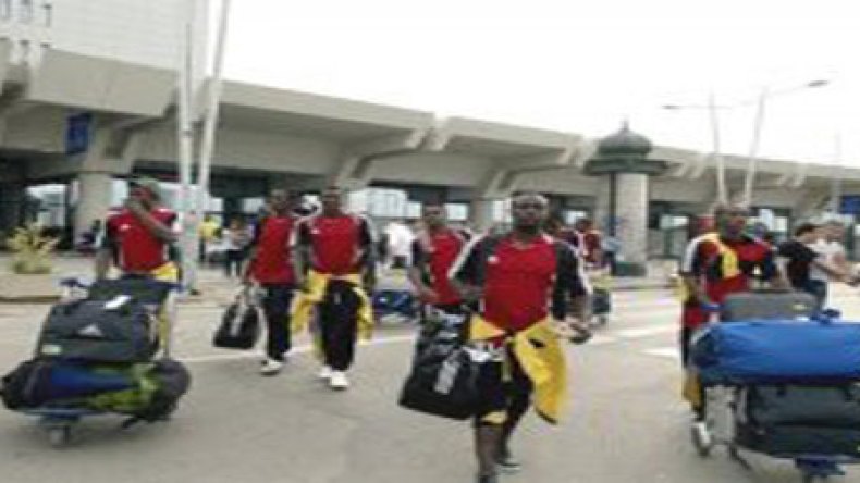 La sélection rwandaise à Alger