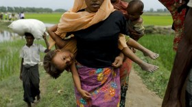 عبور 164 ألف شخص من بورما إلى بنغلادش