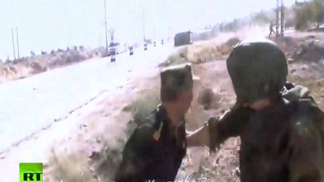 قوات روسية تقطع بثها المباشر بعد تعرضها لإطلاق نار في حلب