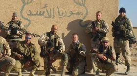 جنود روس في سوريا يهتفون لبيك يا حسين!