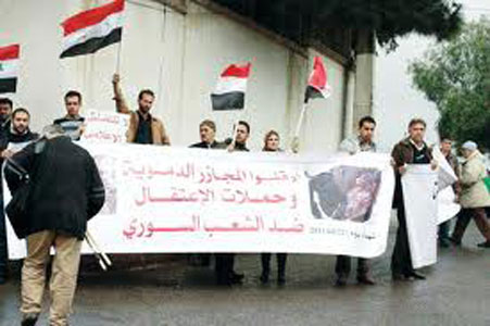 Égypte: soutien pour une Syrie libre