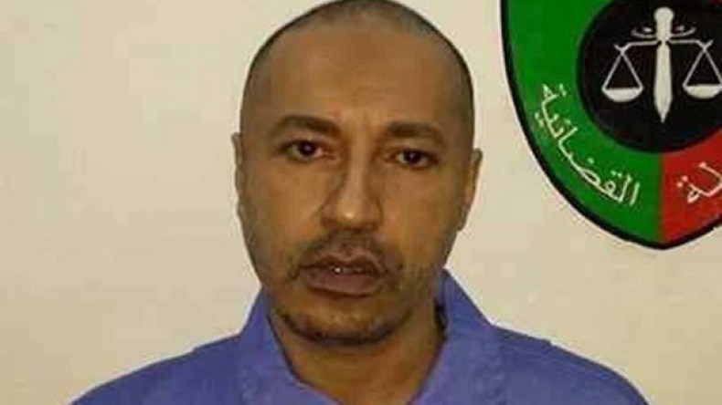 مثول الساعدي القذافي أمام محكمة ليبية