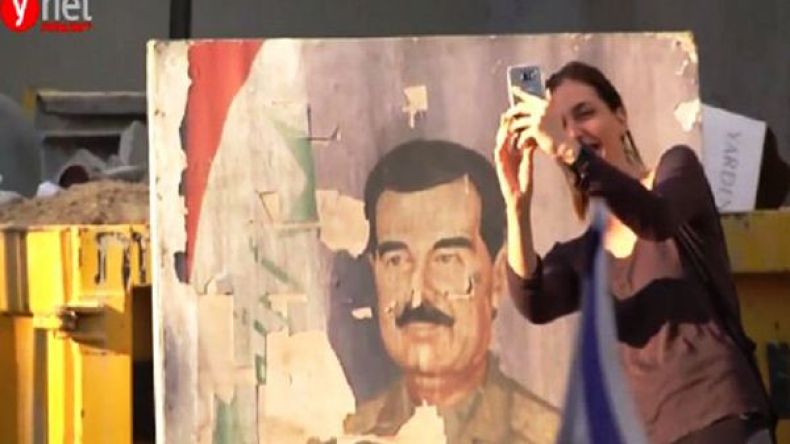 “سيلفي” مع صدام حسين في تل أبيب