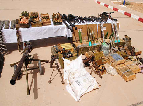 Armed forces foil the smuggling of war weapons and explosives Southern Algeria