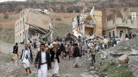 قتلى وجرحى في غارة جوية على صنعاء