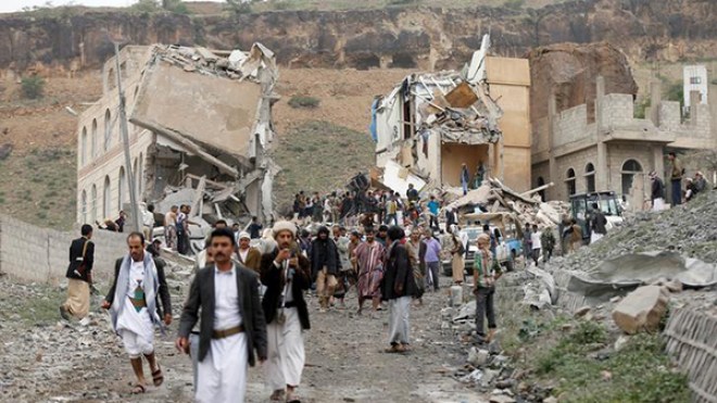 قتلى وجرحى في غارة جوية على صنعاء