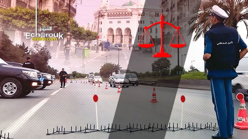 مقاضاة الراجلين وحجز سيارات المتمردين على حظر التجوال