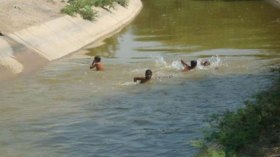 منشورات للتحذير من السباحة في السدود والبرك المائية