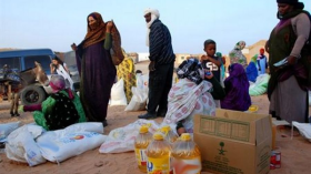1000 طرد غذائي للاجئين الصحراويين بتندوف