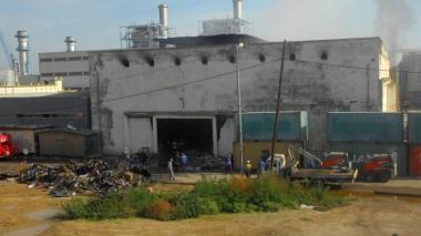 Devastating Fire In the Port of Algiers