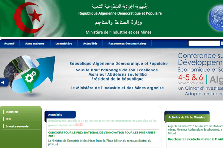 French language dominates the ministries’ websites