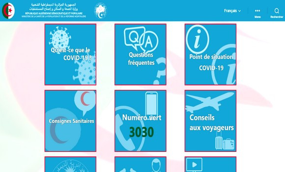 Un site web dédié à la sensibilisation aux dangers du Covid-19