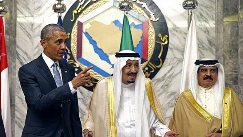 أوباما يبدأ محادثاته مع قادة الخليج في الرياض