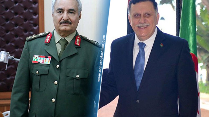 السراج وحفتر وجها لوجه بالجزائر