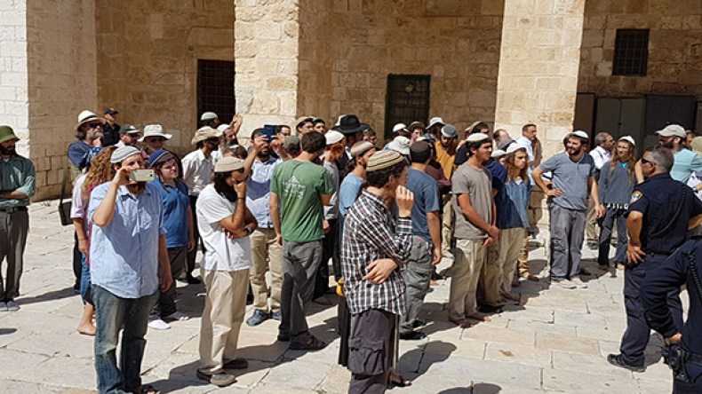 312 مستوطناً يقتحمون الأقصى