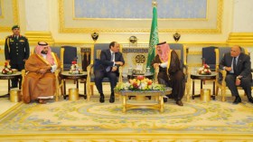 السيسي في السعودية للمرة الثالثة خلال 99 يوماً