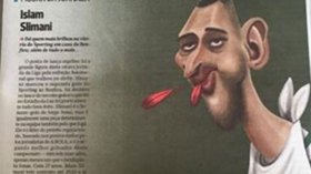 “ألسنة” سليماني في كاريكاتور برتغالي!