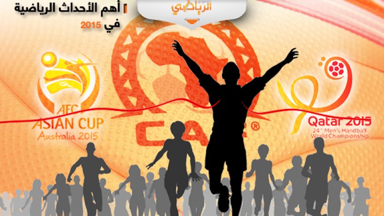 “الكان”، مونديال كرة اليد، الألعاب الإفريقية والعربية.. أهم الأحداث الرياضية في 2015