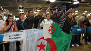 “The Greens of Algeria receive a hearty welcome at Geneva airport”