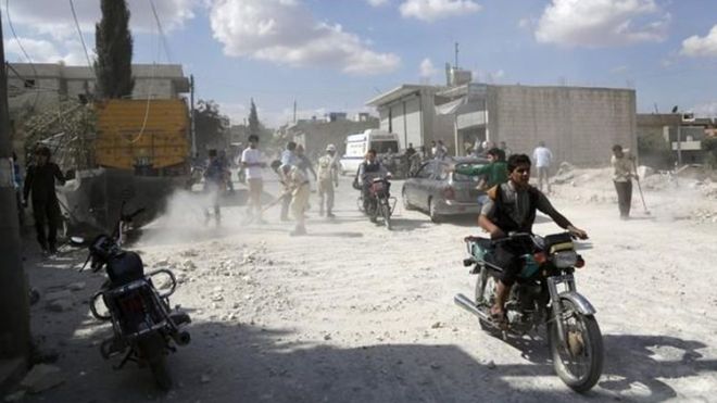 الجيش السوري يتقدم في الغرب بعد الضربات الروسية