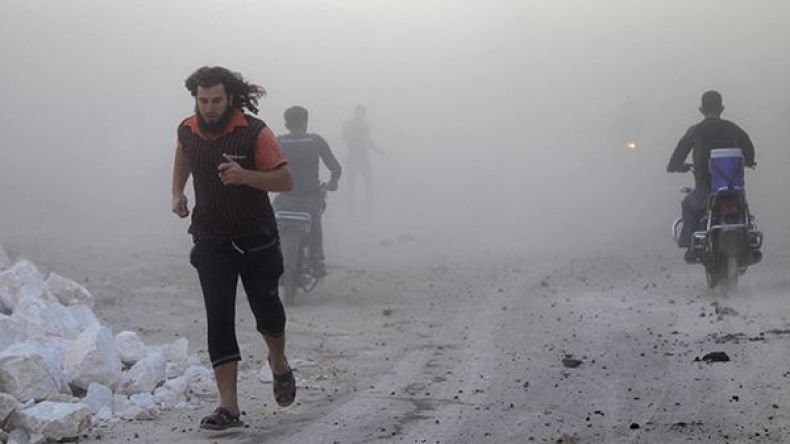 روسيا تقصف مناطق المعارضة السورية قرب موقع إسقاط طائرتها