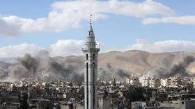 30 حالة اختناق جراء قصف للنظام على الغوطة