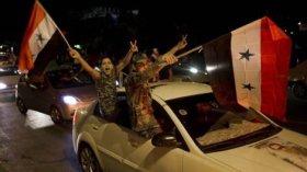 مقتل ثلاثة أشخاص بدمشق في إطلاق نار ابتهاجاً بفوز الأسد