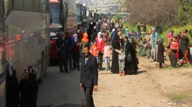 قتلى في تفجير استهدف حافلات قرب حلب