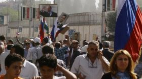 سقوط قذيفتين على السفارة الروسية في دمشق