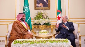 محادثات بين الرئيس تبون وولي العهد السعودي