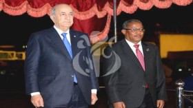 Tebboune s’entretient avec son homologue égyptien et le Premier ministre palestinien